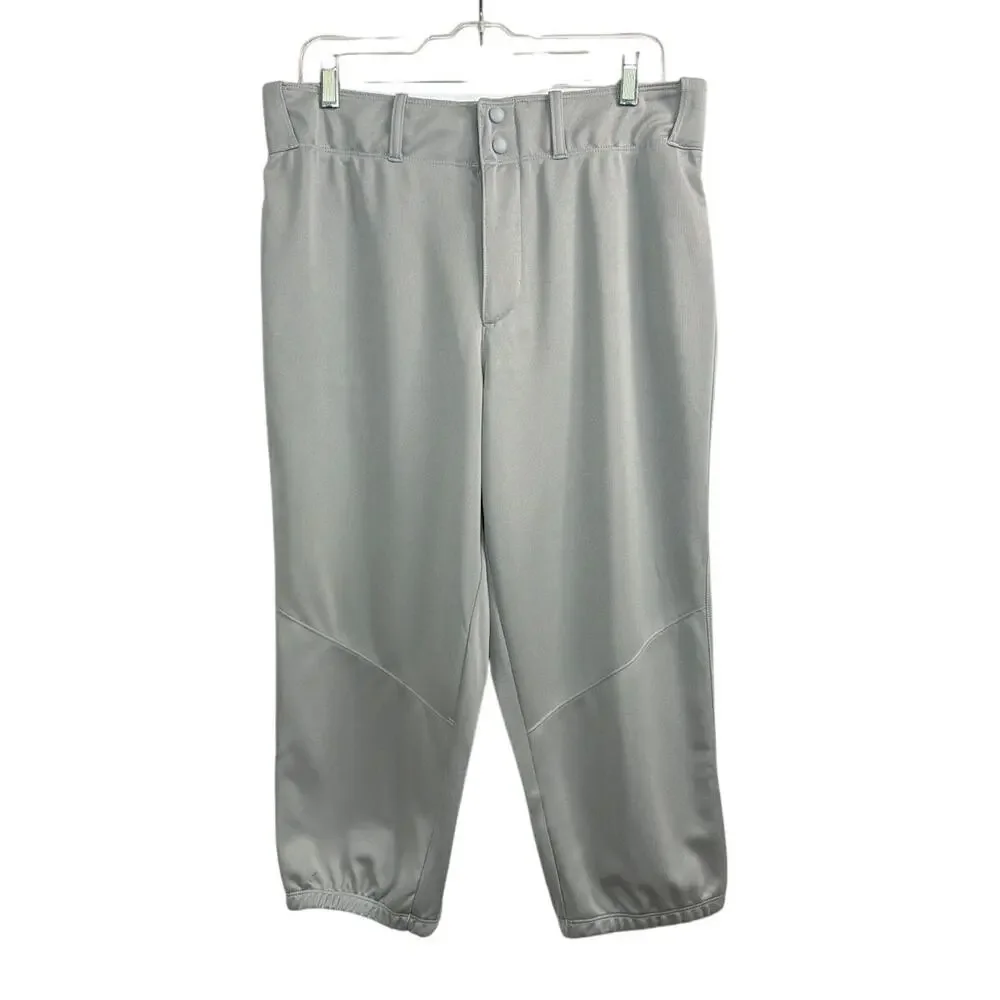 NWT Adidas High Mid Grey Baseball Pants Mens Size Large